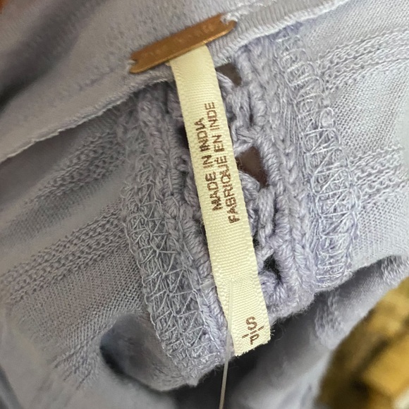 NWT Free People Sweet Something Lace Tank Lilac Purple Small - Picture 10 of 13